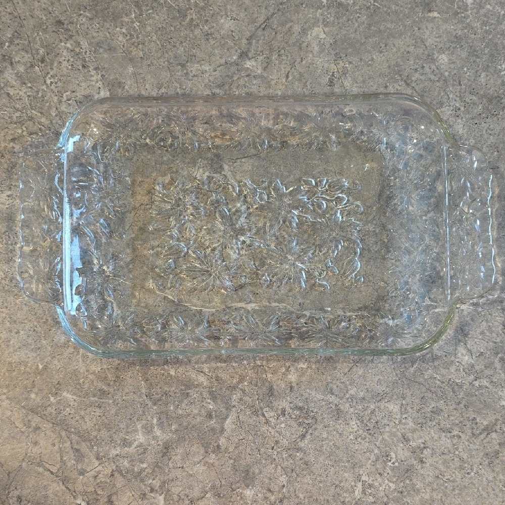 (J30) Princess House Handled Sandwich Tray 12"